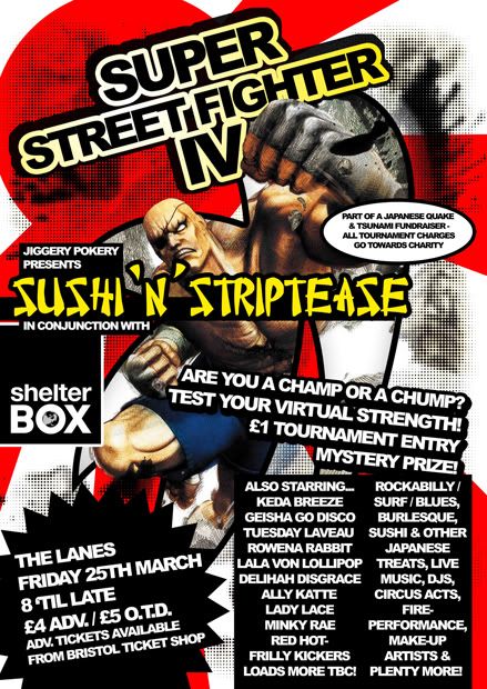 Street Fighter Tournament at Sushi n Striptease