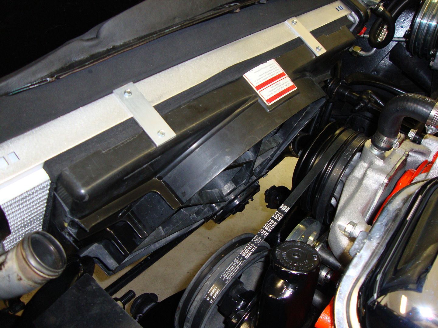 My Lincoln MKVIII fan and CS144 alternator install ... spal fans wiring diagram 1968 