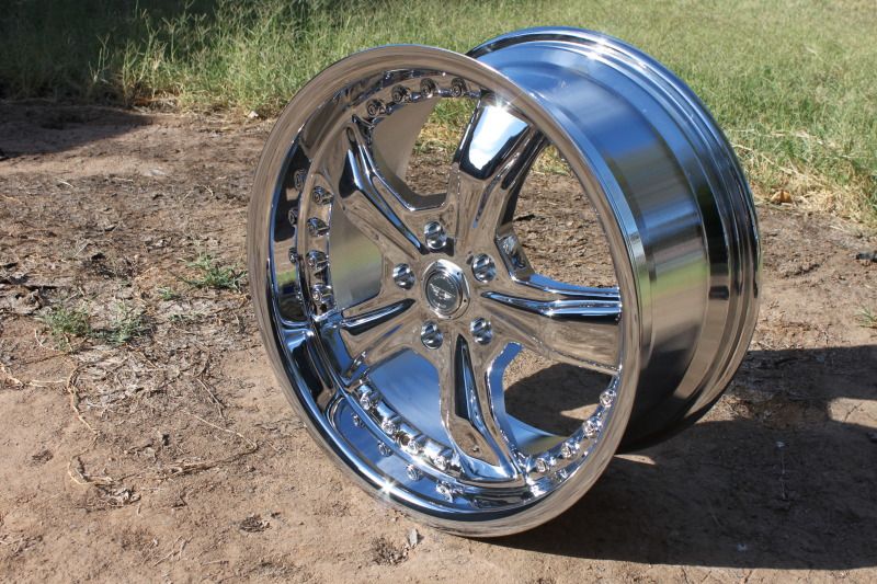 Inch CHROME RAZOR RIMS Lug Wheels Ford Mustang GT Shelby