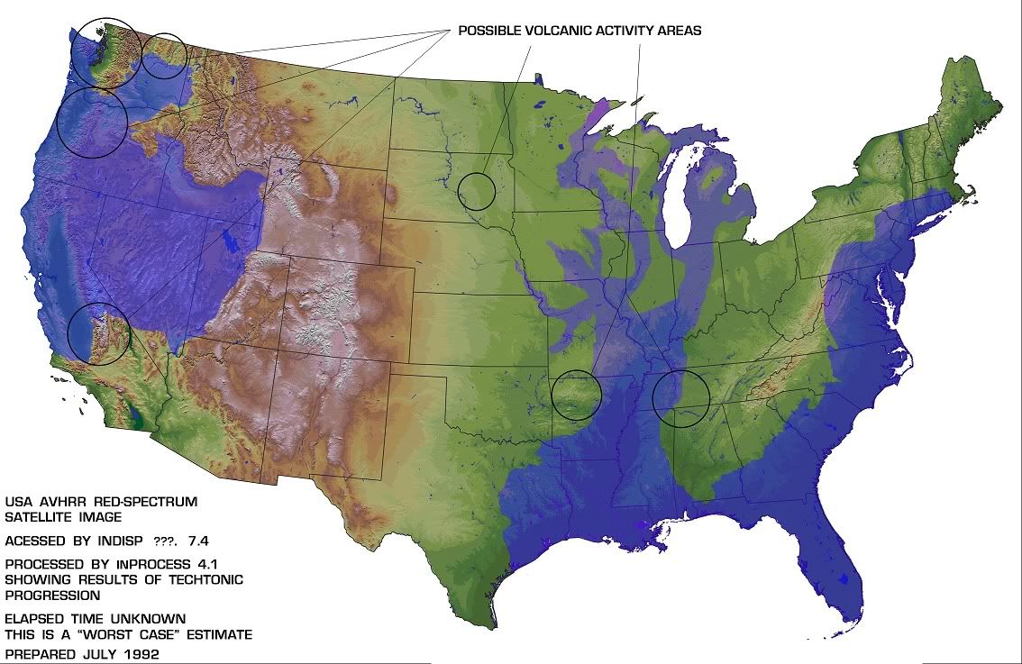 Edgar Cayce Future Map