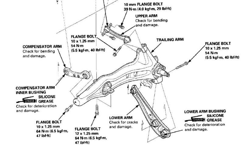 Rear Trailing Arm Replacement - Honda-tech