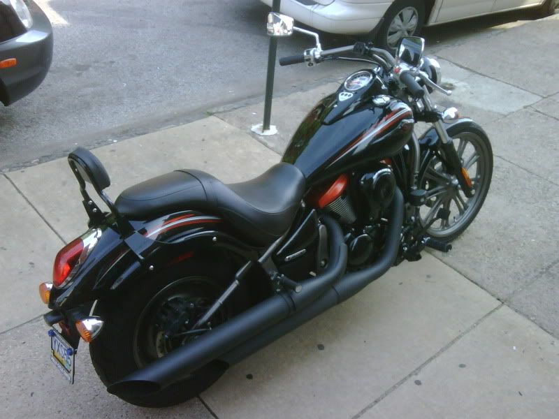 kawasaki vulcan 900 backrest