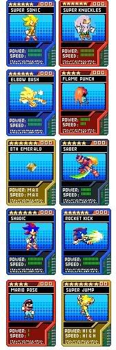 Sonic Battle Cards