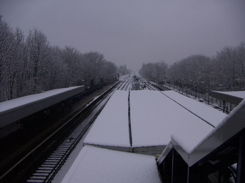 Hither Green station this morning