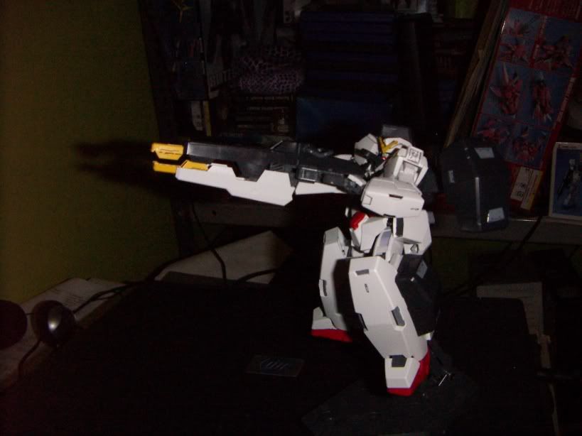 the GN bazooka in full burst mode is a force to be reckoned withmust be one of the top 5 most powerful Gundam weapons of all time