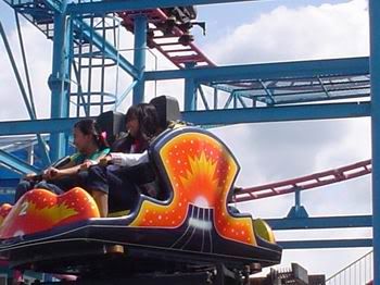 Spinning Coaster in action