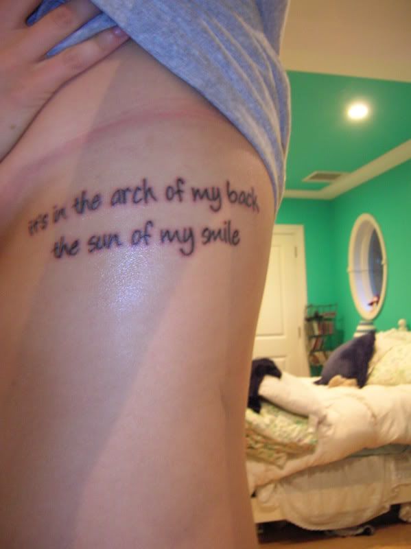 quotes on ribs tattoos. quote tattoos for ribs