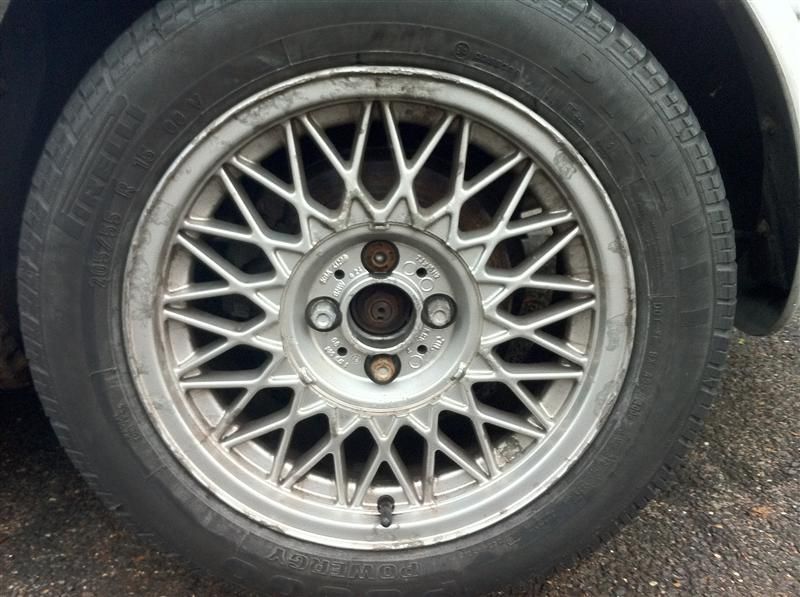 BMW E30 BBS Cross Spoke Mesh 15x7 ET24 4x100 Centre caps good tyres