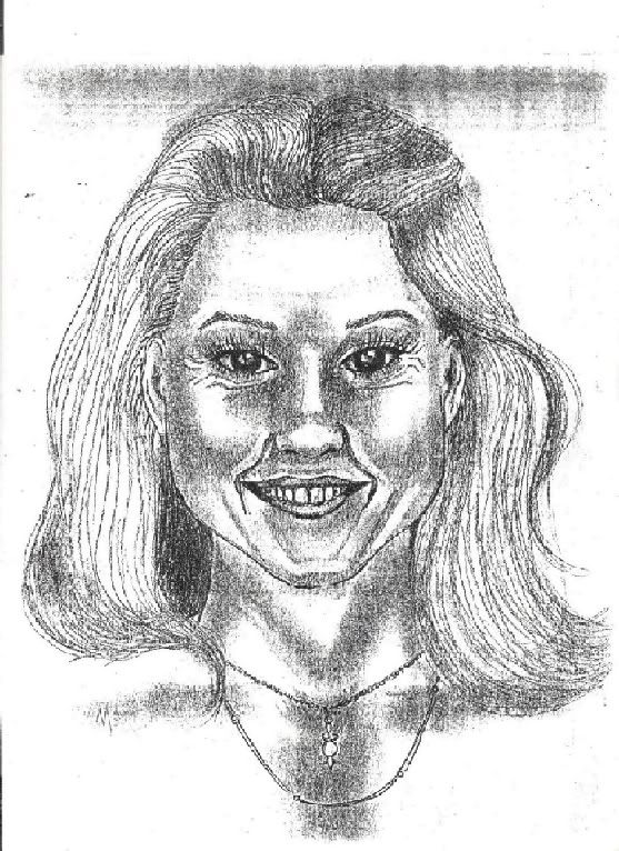 This is an age progression of Tammy drawn by Anne Coy of the Seminole County Sheriff&#39;s Office.She was very sweet to draw this for me. - Tammy01005