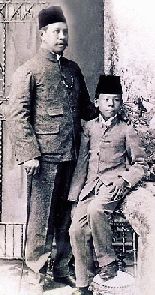 Zainal Abidin III with son Ahmad