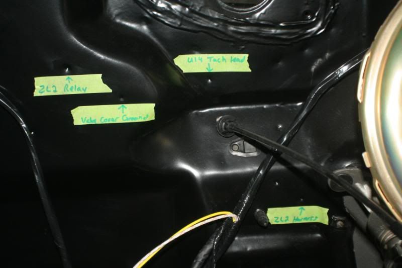 Original 1970 Firewall Pics - Chevelle Tech chevy tach wiring 