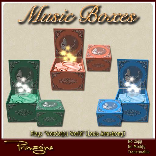Primagine Music Boxes
