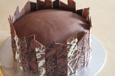 Devil's Food Cake with Ganache Frosting