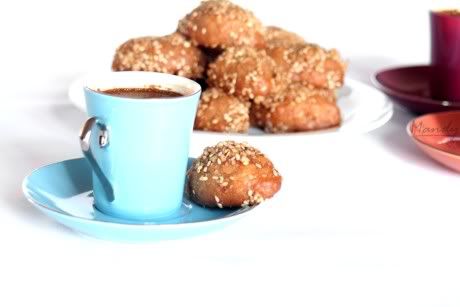 Melomakarona and Greek Coffee