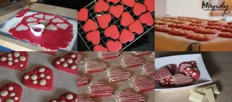 White Chocolate Valentine Sugar Cookies