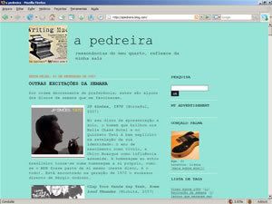 printscreen do blog a pedreira