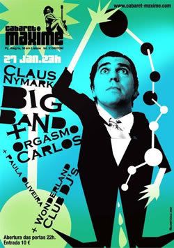Claus Nymark Big Band+Orgasmo Carlos, 27Jan, 23h