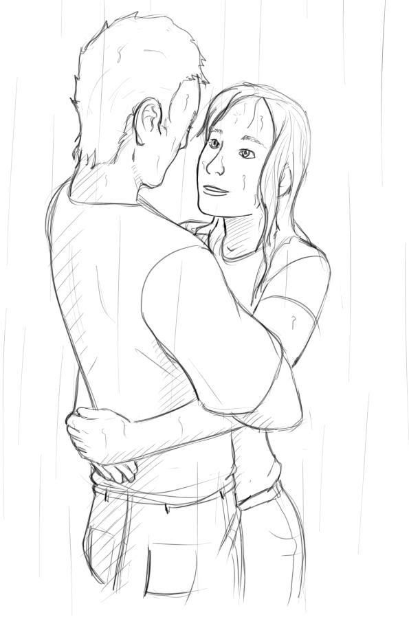 kissing couple sketch. couple kissing sketch.