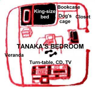 Koki's
                           illustration of his own room