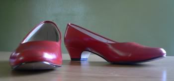 secondhand Red Heels by Hush Puppies