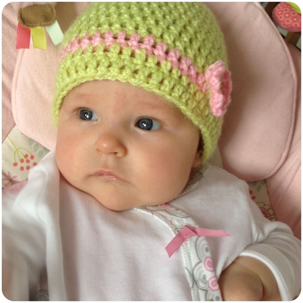 Stitch n Ting Super Easy Double Crochet Baby Hat