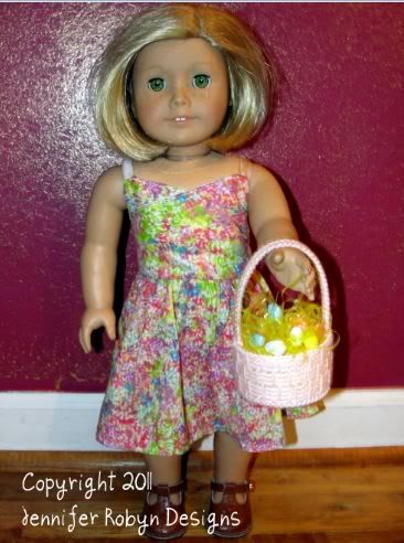 18 inch doll Easter basket