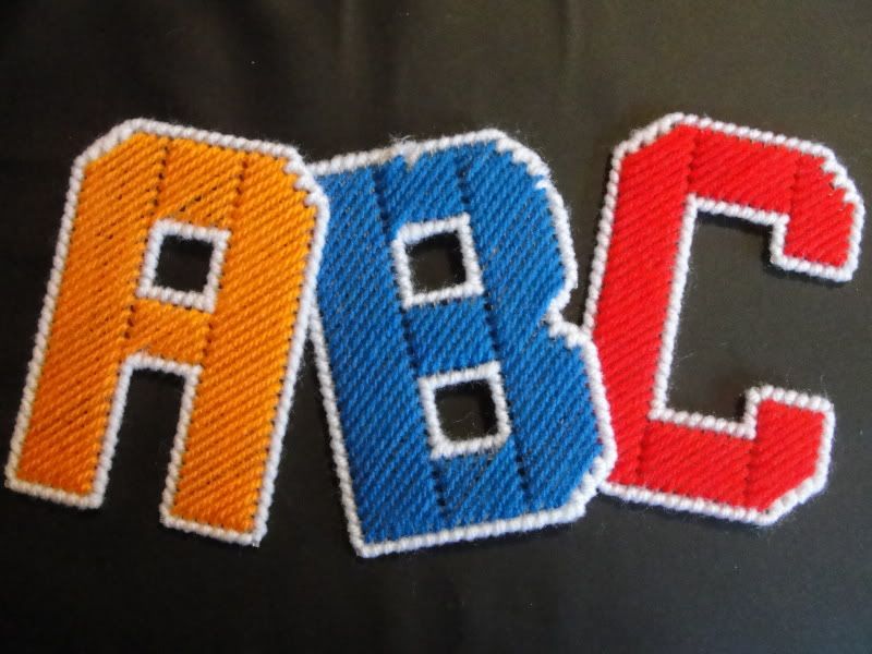 Alphabet Plastic Canvas Pattern