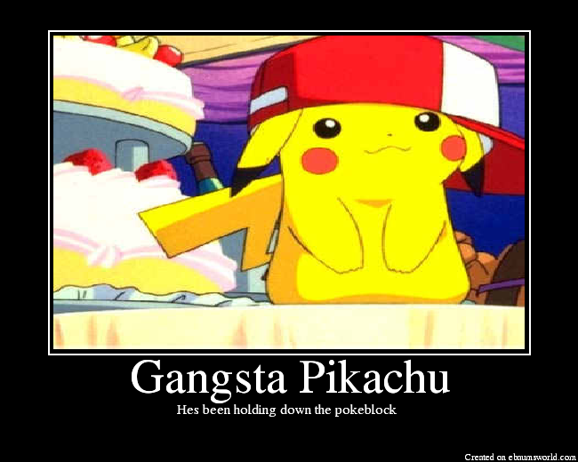 gangsta wallpaper. Gangsta Pikachu Image