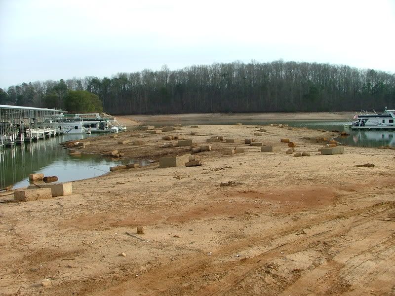 Lake Lanier drought pictures | Boatered