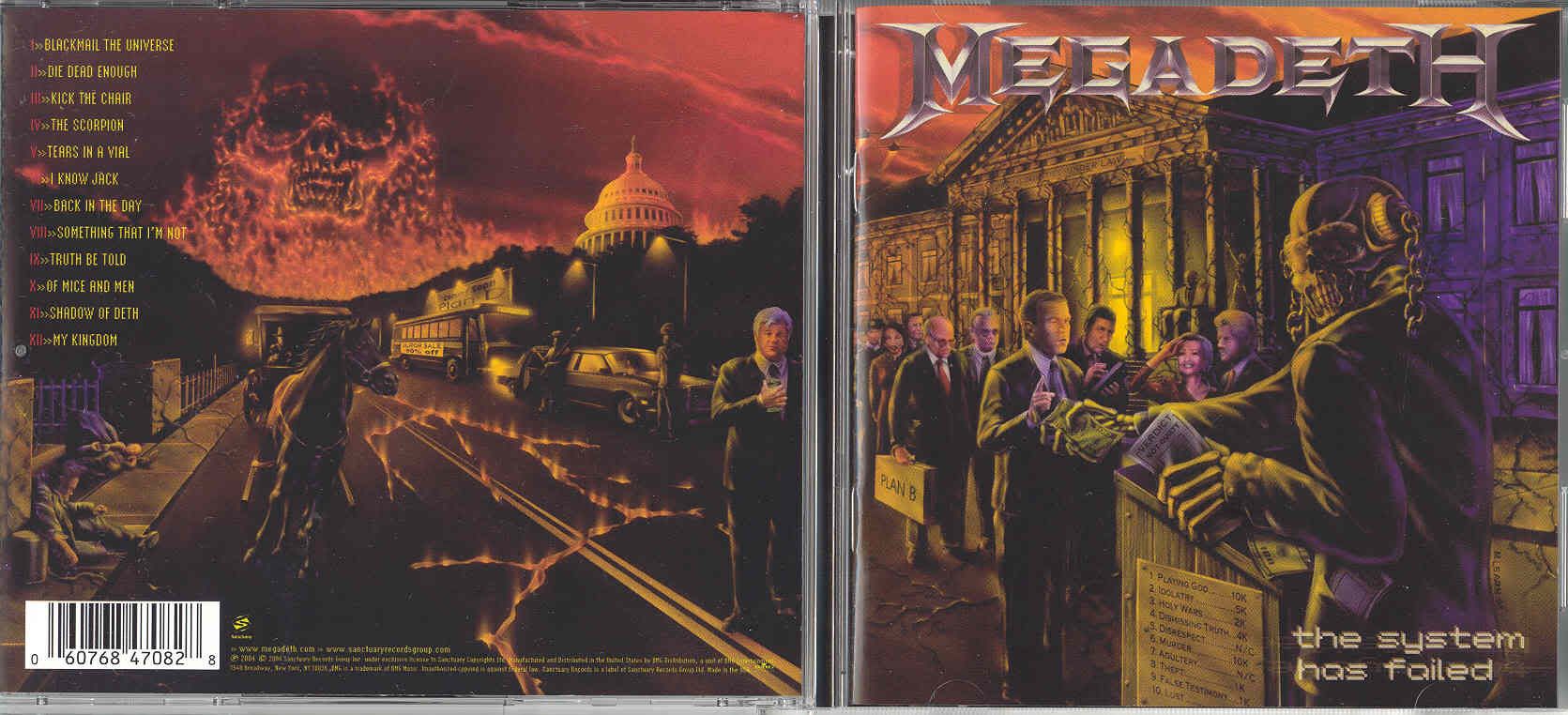 megadeth the system has failed