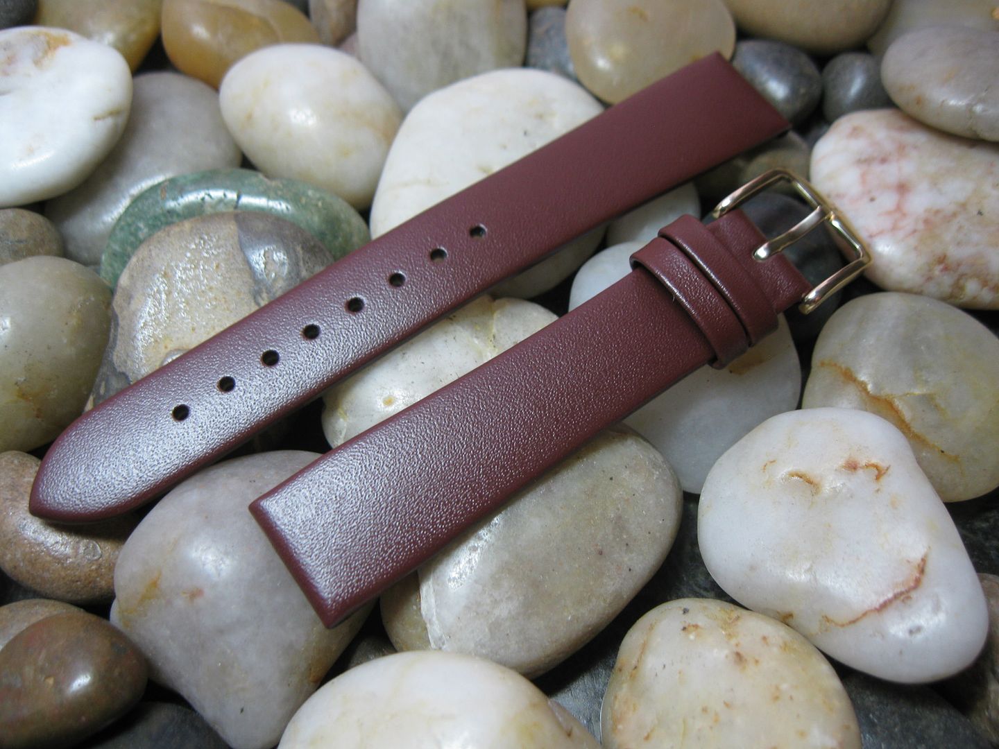 16mm Hirsch SHORT Brown Wild Calf Leather Watch Band strap For Vintage Bauhaus  - Picture 1 of 1