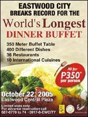 Longest Dinner Buffet