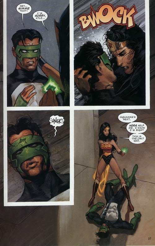 Wonder Woman Vs Green Lantern Kyle Rayner Battles Comic Vine