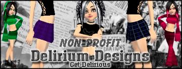 Delirium Designs Non-Profit Line