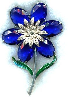 sapphire blue costume jewelry crystal fashion jewelry