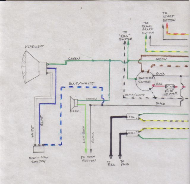 1985 Honda rebel 250 fuel system diagram