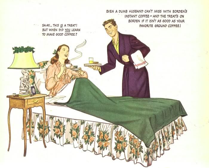 Borden s Instantly Prepared Coffee 1946 Retro Adverto
