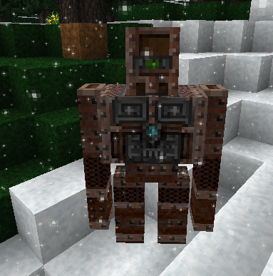 I discovered your texture pack by accident, and realised that some of the mobs were not finished. Would you like to adopt the following as your iron golem?