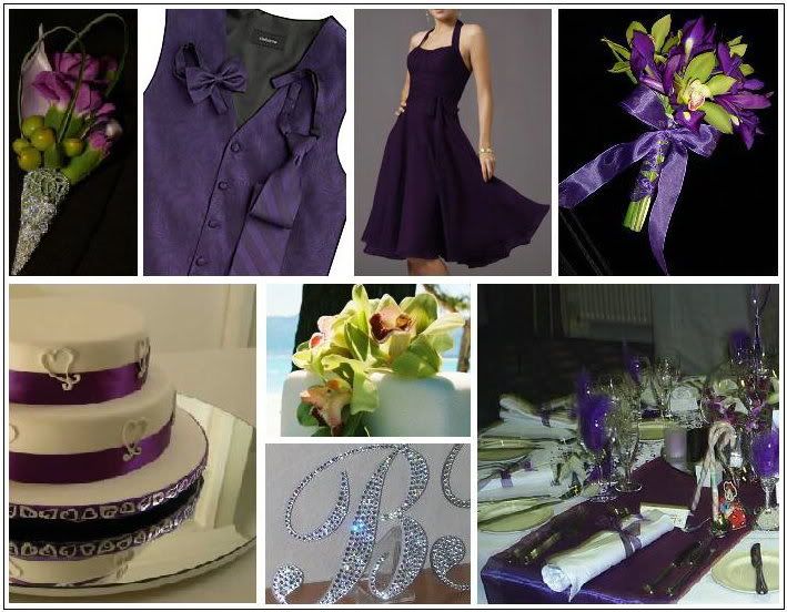 Purple wedding The artist in me is dying to pick my wedding colors