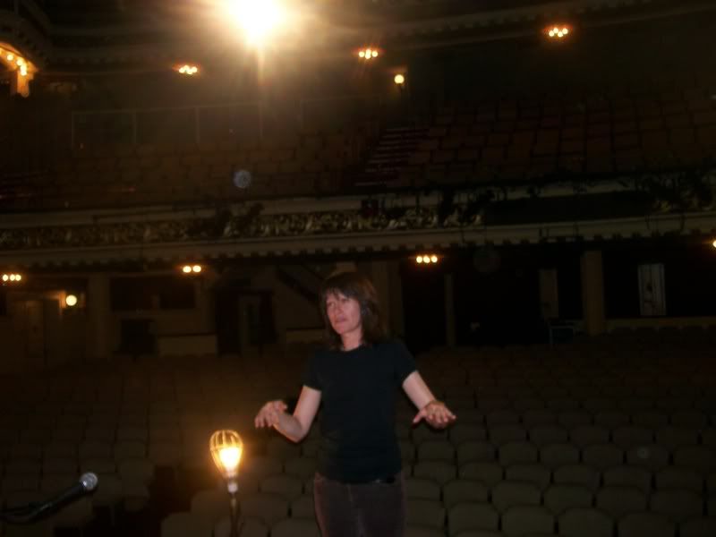 re: Great pictures of theaters from the stage?