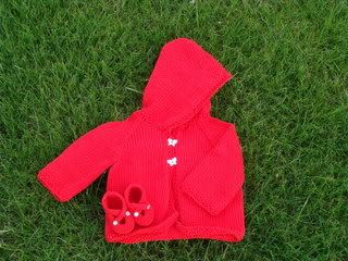 Butterfly baby sweater