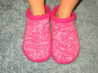 felted slippers