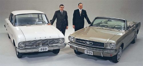 Ford Falcon and Ford Mustang