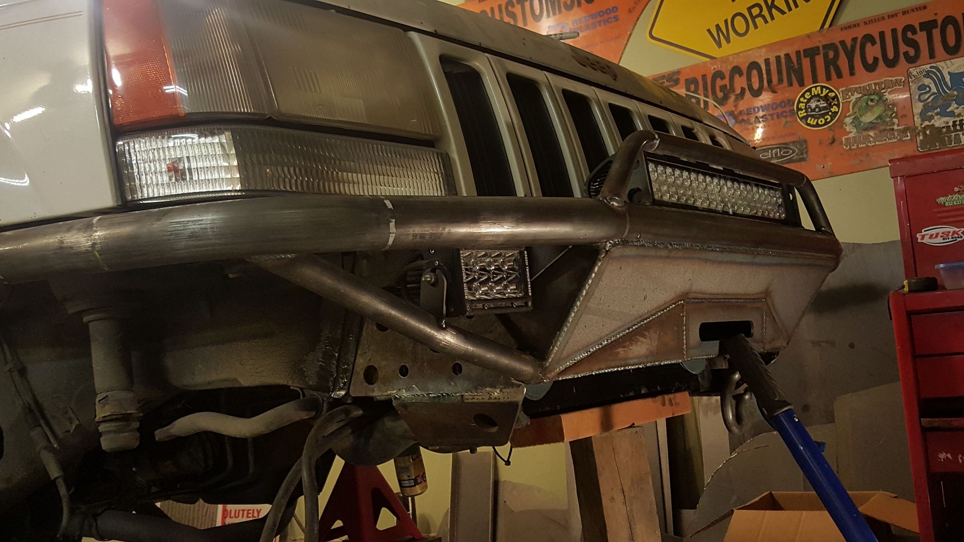 Let's see your homemade zj and wj bumpers 4x4 and Off