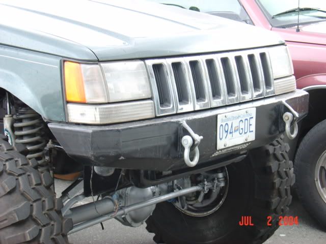 Jeep zj custom front bumper