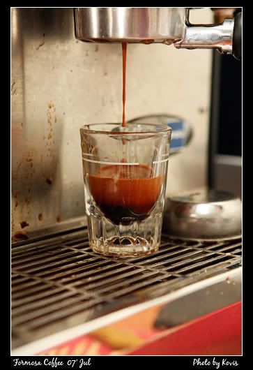  Espresso沖煮過程