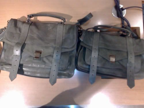 Proenza Schouler Ps1 Large. large vs medium size