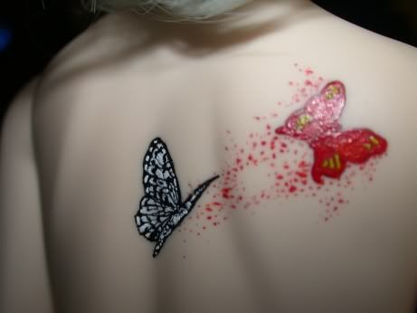 ideas for tattoo. Henna Tattoo with Butterfly