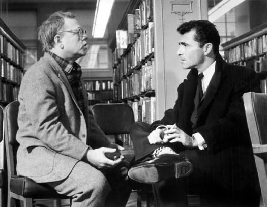 Mickey Rooney and Rod Serling
