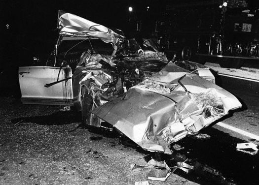 New Orleans Car in which actress Jayne Mansfield crashed to her death 